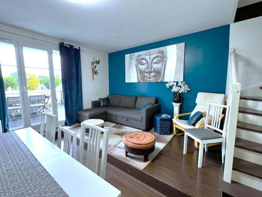 Appartement Familial Pour 6 Adultes Et 5 Enfants A 10 Min De Disney บายญี-โรแม็งวีเญร์ ภายนอก รูปภาพ